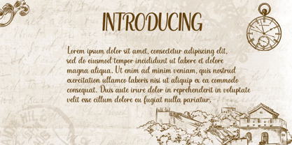 Vintage Wondering Font Poster 2