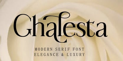 Ghalesta Font Poster 1