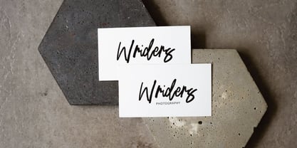 Radien Brush Font Poster 6
