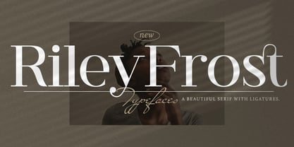 Riley Frost Font Poster 1