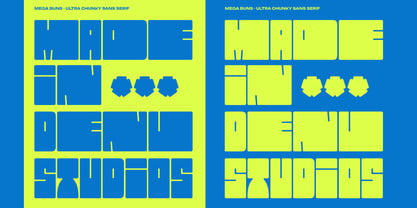 Mega Buns Font Poster 2