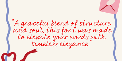 Lively Note Font Poster 2