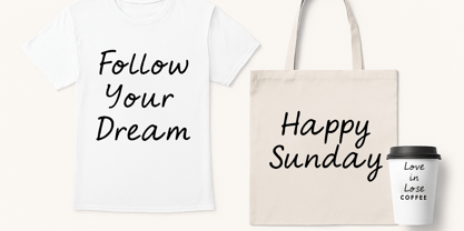 Lively Note Font Poster 6