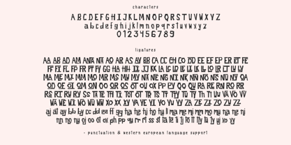 Total Betty Font Poster 10