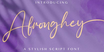 Afronghey Font Poster 1