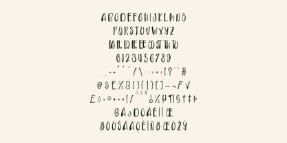 MC Bloerd Xlospun Font Poster 7