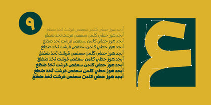 Kasra Typeface Font Poster 2