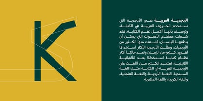 Kasra Typeface Font Poster 3