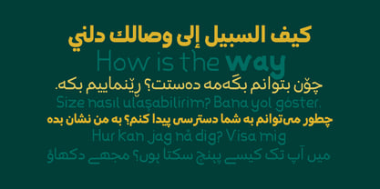 Kasra Typeface Font Poster 13