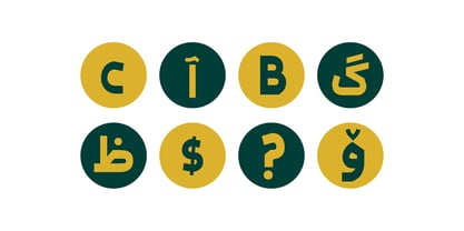 Kasra Typeface Font Poster 9