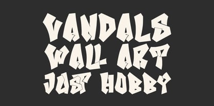 MC Llestast Font Poster 2