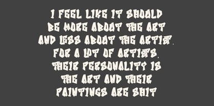 MC Llestast Font Poster 6