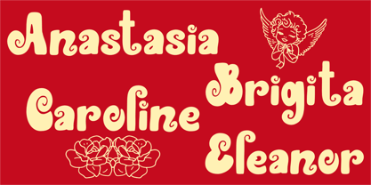 WR Magic Swirl Font Poster 3