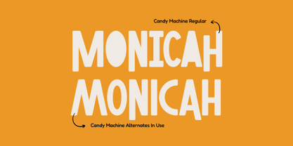 Candy Machine Font Poster 3