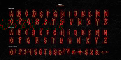 Blek Mary Font Poster 10