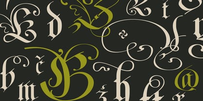 Fraktur Blackletter Font Poster 8