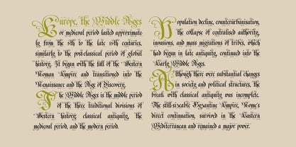 Fraktur Blackletter Font Poster 7