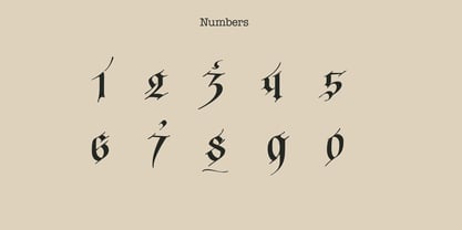 Fraktur Blackletter Font Poster 9