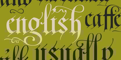 Fraktur Blackletter Font Poster 2