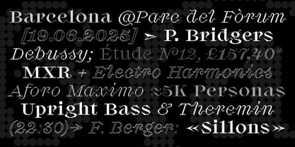 Proximity Font Poster 4
