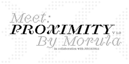 Proximity Font Poster 1