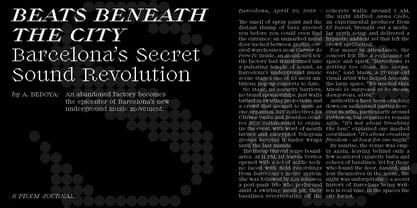 Proximity Font Poster 6
