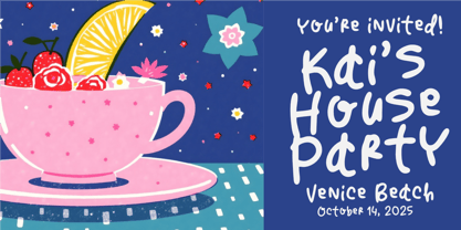 Popsnax Font Poster 4