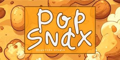 Popsnax Font Poster 1