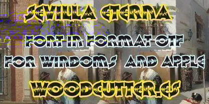 Sevilla Eterna Font Poster 3