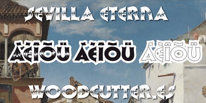Sevilla Eterna Font Poster 4