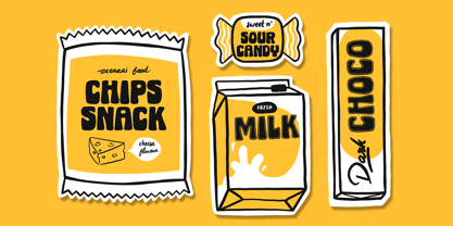 Micky Bonn Font Poster 6