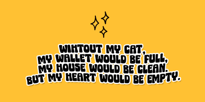 Micky Bonn Font Poster 2