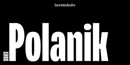 BBKV Polanik Font Poster 1