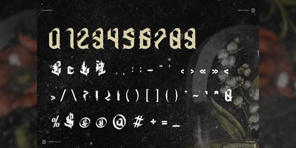 Meviat Gothic Font Poster 3