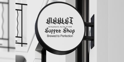 Meviat Gothic Font Poster 10