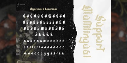 Meviat Gothic Font Poster 4