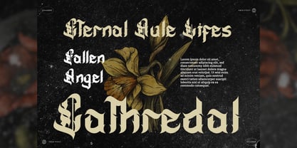 Meviat Gothic Font Poster 7