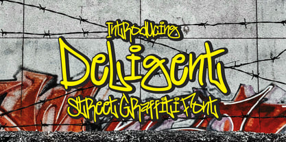 Deligent Graffiti Font Poster 1