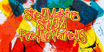 Deligent Graffiti Font Poster 7