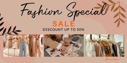 Austrian Cinamone Font Poster 8