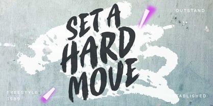 Wild Rush Font Poster 3