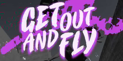 Wild Rush Font Poster 2