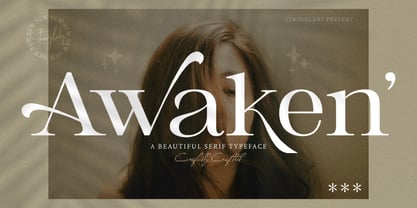 Awaken Font Poster 1