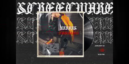 Snavirus Font Poster 7