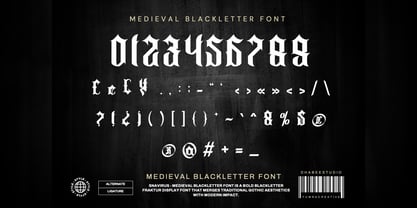 Snavirus Font Poster 3