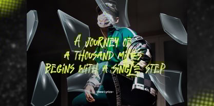 Molaser Brush Font Poster 4