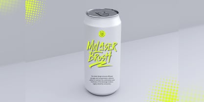 Molaser Brush Font Poster 5