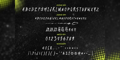 Molaser Brush Font Poster 2