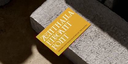 Zenthalia Font Poster 6