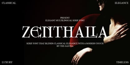 Zenthalia Font Poster 1